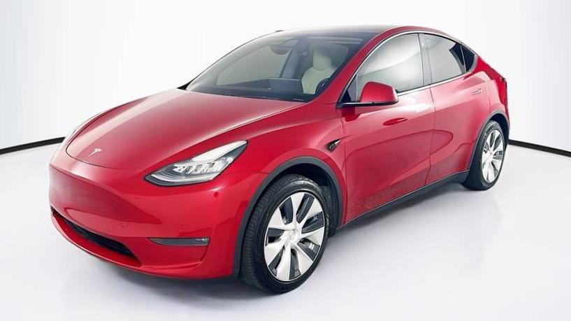 TESLA MODEL Y 2020 5YJYGDEE8LF039886 image